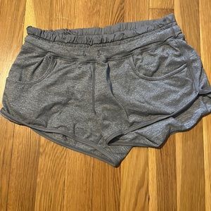 Grey Lululemon Shorts, Size 6